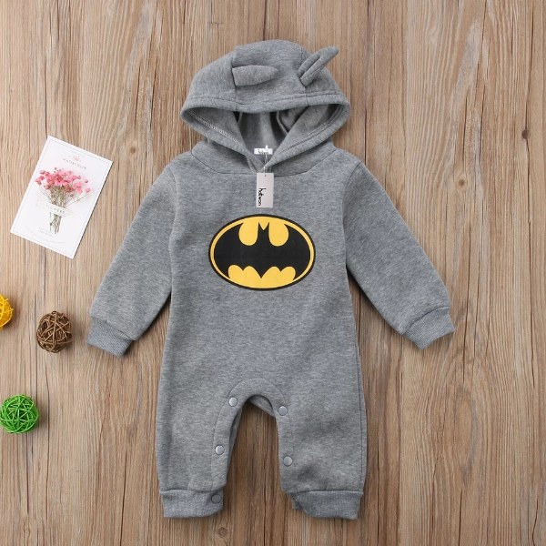 Baby Batman Winter Romper