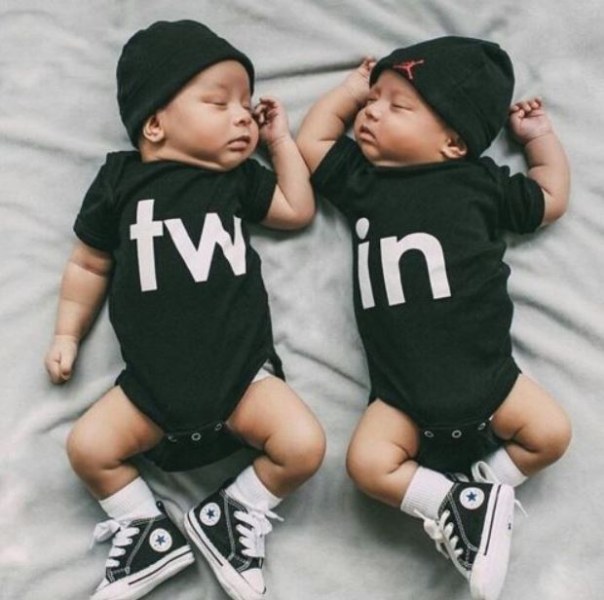 2 Pcs Twin Matching Rompers