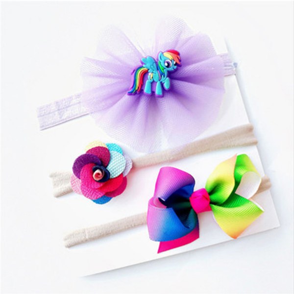 3 Pieces/Set Baby Girl Colorful Headbands
