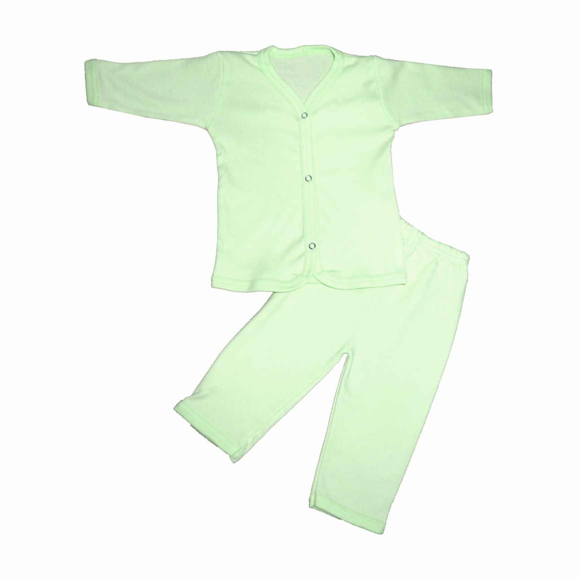 Baby Cotton Pajamas (Green)