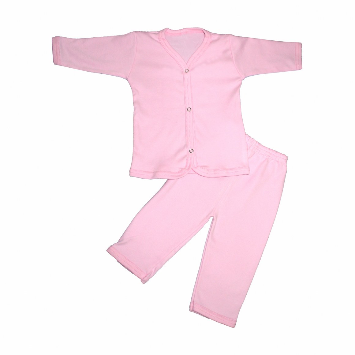 Baby Cotton Pajamas (Pink)