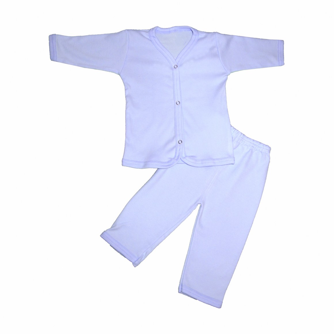 Baby Cotton Pajamas (Blue)