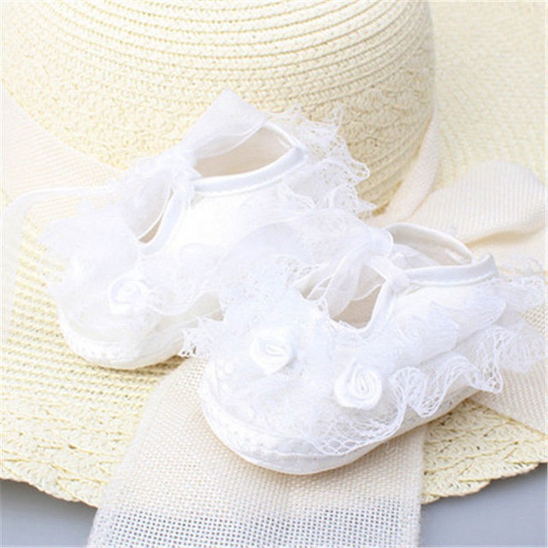 Lace Baby Shoes (0-3M)