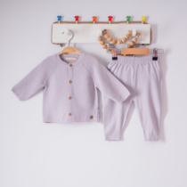 Purple Knitted Set